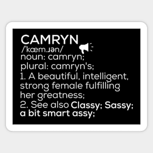 Camryn Name Camryn Definition Camryn Female Name Camryn Meaning Sticker